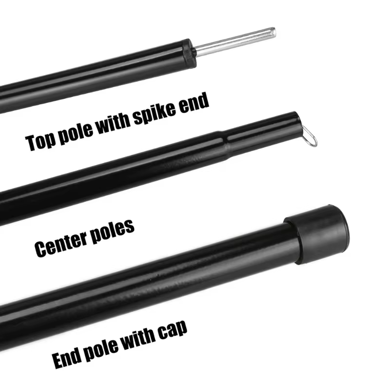 18 pièces/ensemble poteaux de tente