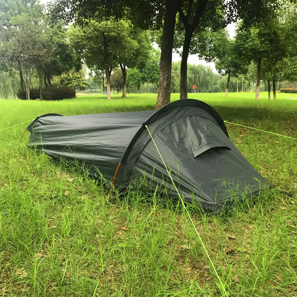 Tente de sac à dos randonnée en plein air Camping sac de couchage