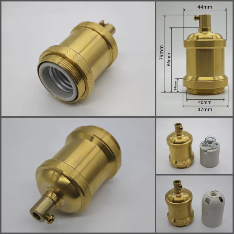 Support de lampe Edison DIY pour abat-jour