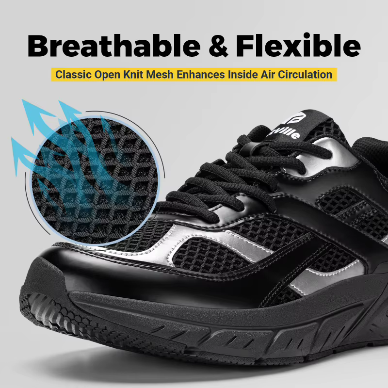 Chaussures de marche Extra larges pour hommes baskets rétro large largeur