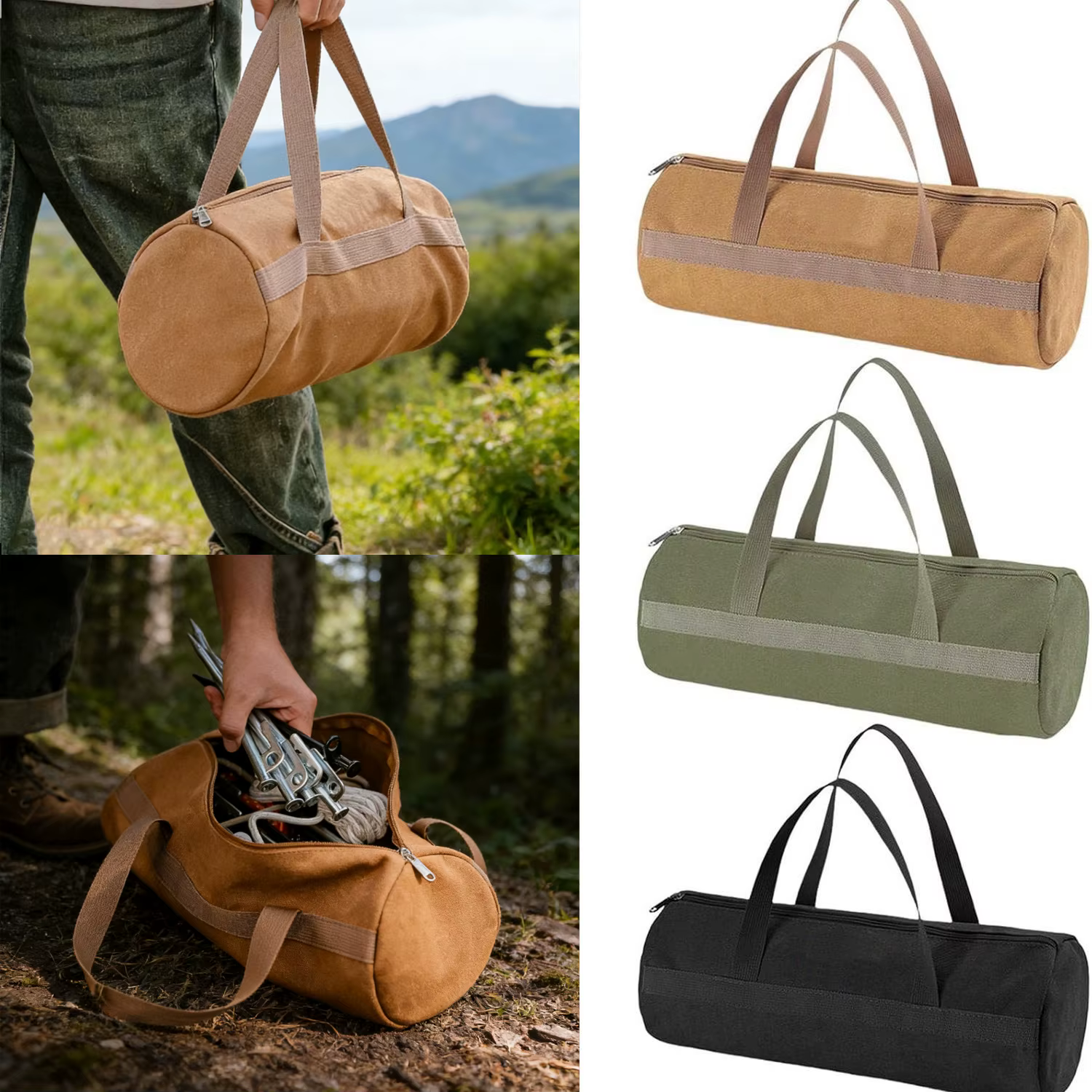 Sac de rangement pour piquets de tente