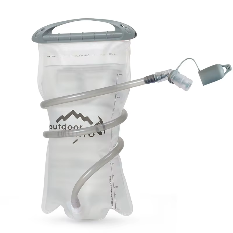 Camping et randonnée PEVA sac d'eau Portable vessie d'eau sac à dos d'eau sac de bouteille 1,5L 2L