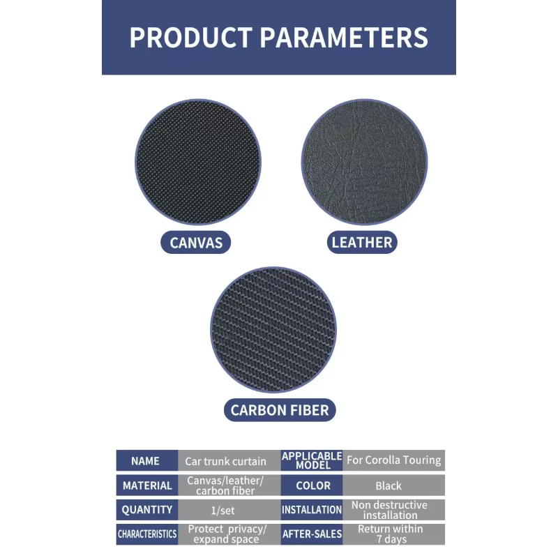Couverture de coffre rétractable pour Toyota Corolla Touring 2021 – 2024, support de colis, bouclier de confidentialité, accessoires d'intérieur automobile
