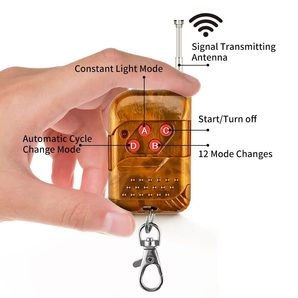 Lumière stroboscopique de Police pour gril de voiture