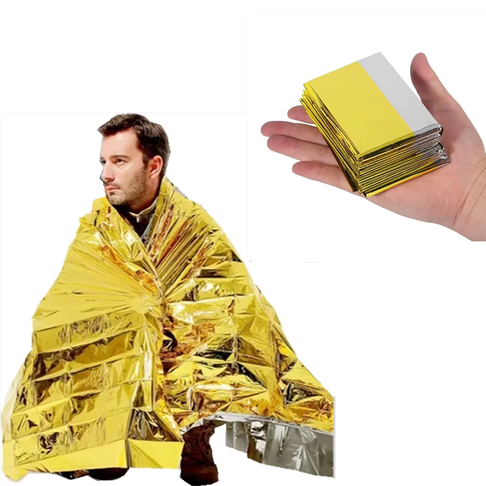 Couverture de survie d'urgence pour l'extérieur