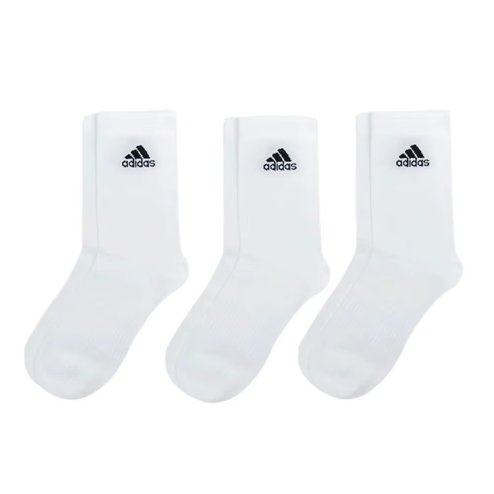 Adidas Fashion Basketball Socks, lot de 3 : chaussettes hautes jusqu'aux genoux, douces, élégantes, confortables, antidérapantes et respirantes DZ9393