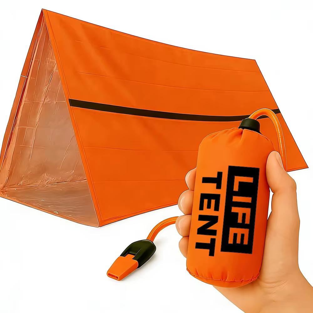Tente d'urgence 2 personnes imperméable pour camping