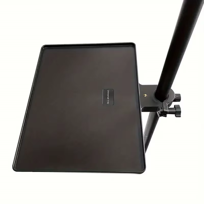 Support de plateau à cils, lampe demi-lune, pince universelle, plate-forme réglable avec support pour téléphone, plateau cosmétique de maquillage pour cils