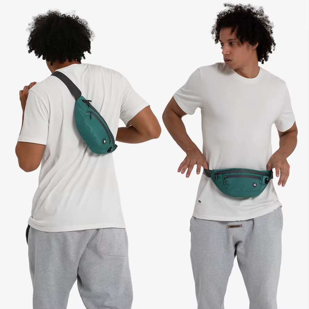 WATERFLY Bum Bag Sport Petit Sportif Unisexe Sac de Taille Élégant Léger Hipbag pour Voyage en Plein Air Randonnée