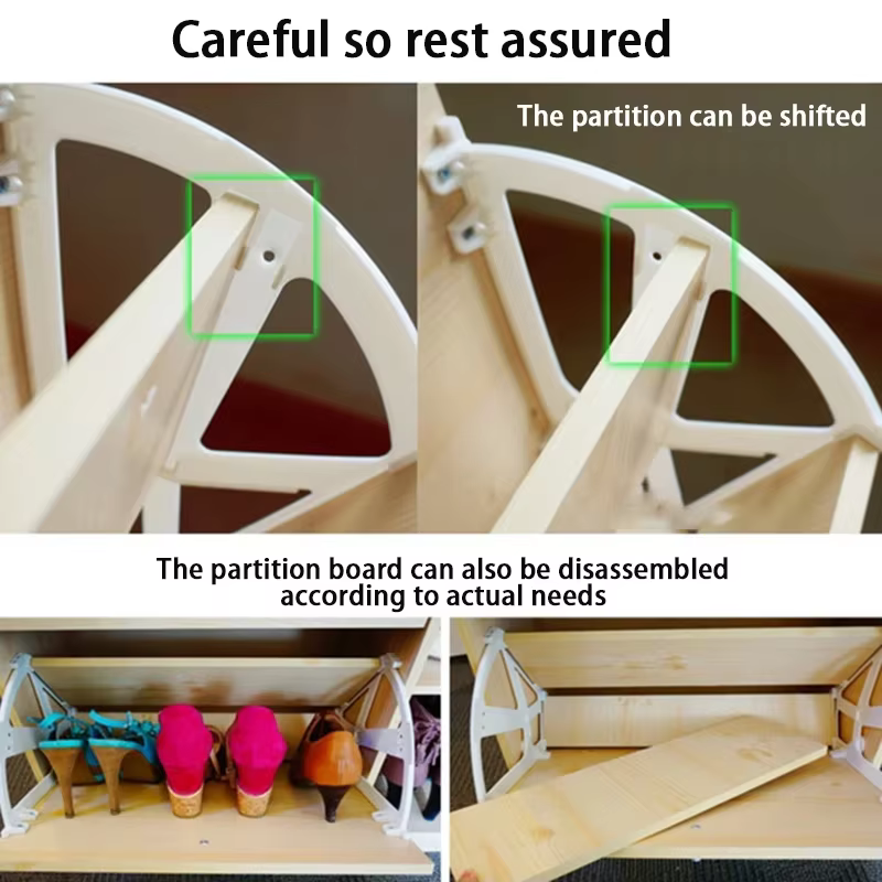 Accessoire de quincaillerie pour meubles : charnière en plastique pour armoires à chaussures et étagères de rangement de cuisine