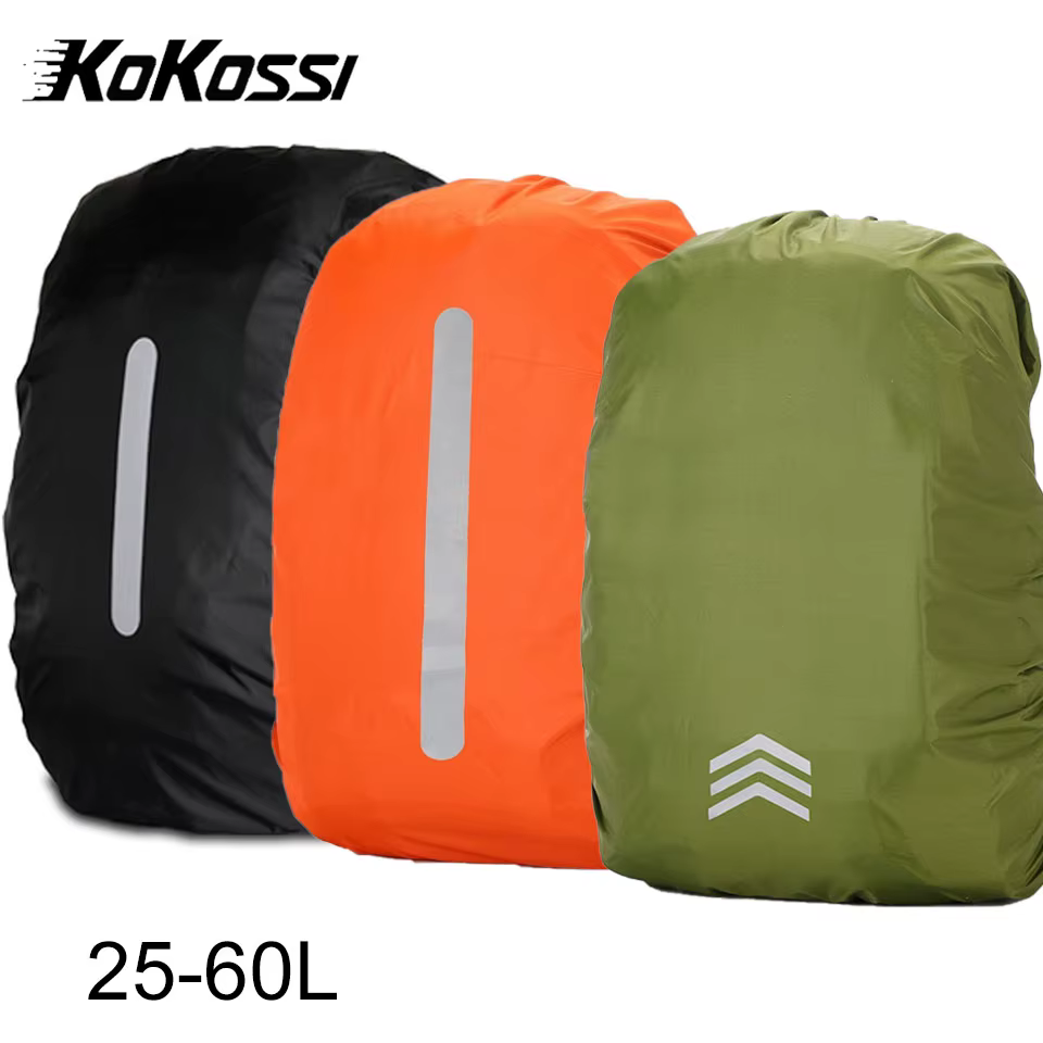 1 pièces 25-60L alpinisme sac à dos housse de pluie cyclisme randonnée sac à dos réfléchissant couverture étanche sac à