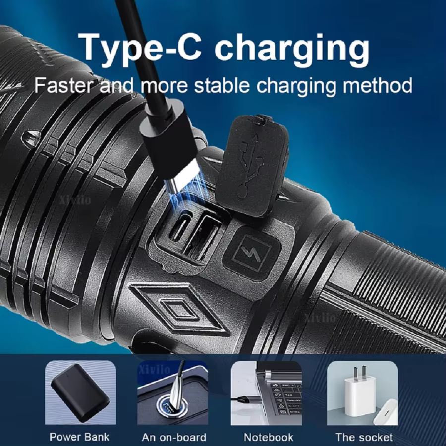 Lampe torche haute puissance