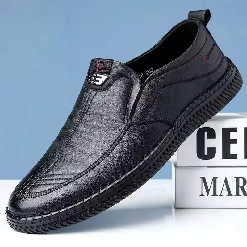 2025 chaussures en cuir d'affaires mocassins