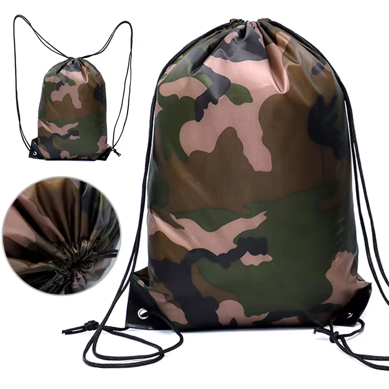 Sac à dos à cordon de serrage léger en polyester