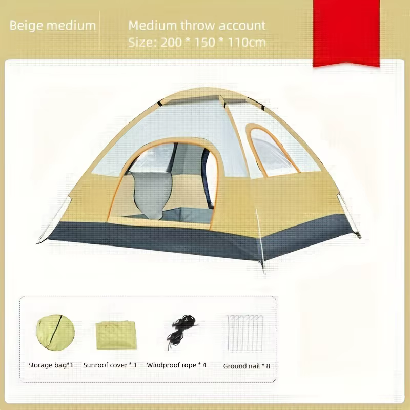 Tente pliante portable pour camping en plein air