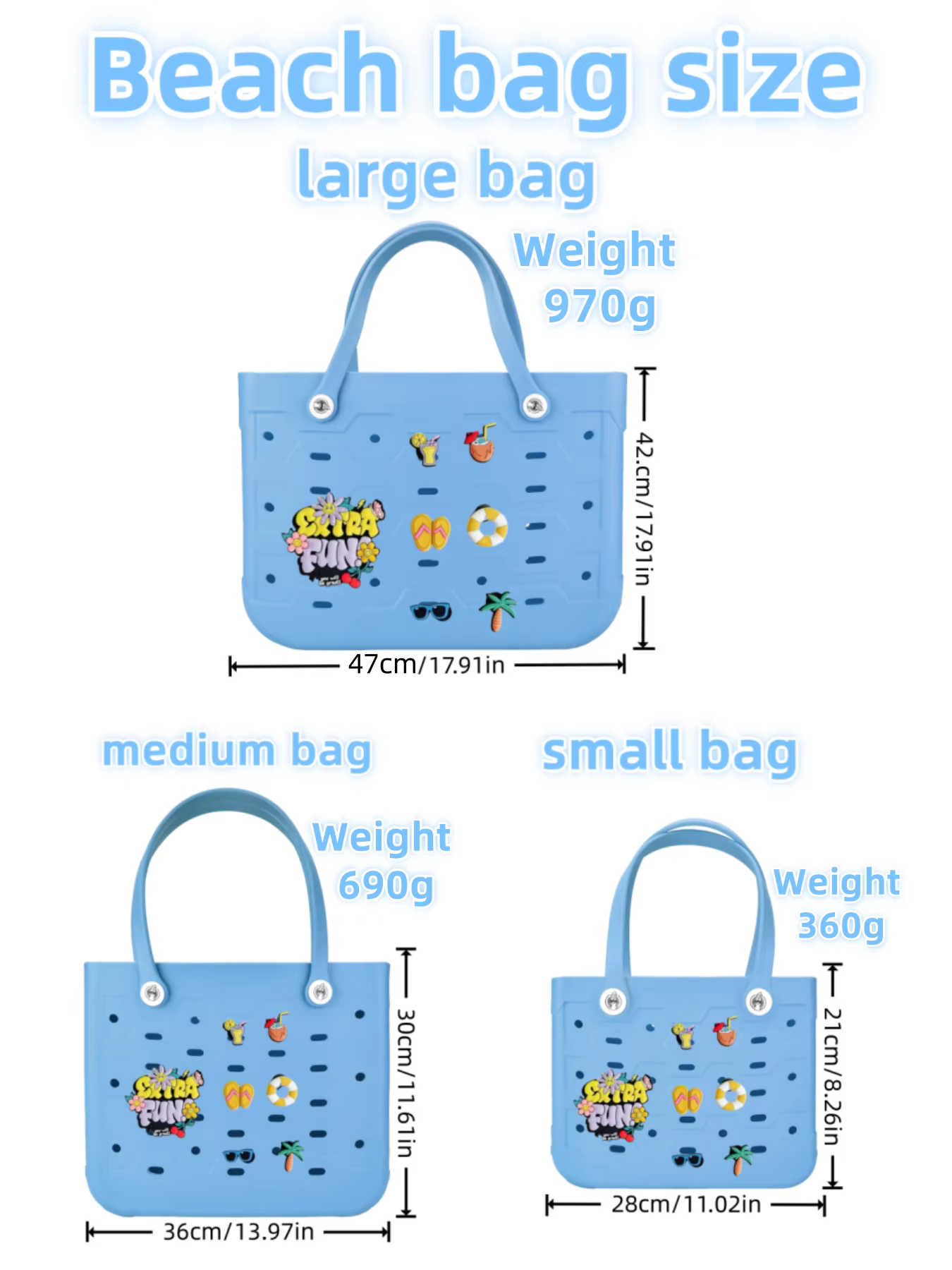 M/L/XL sac de plage mode EVA imperméable en caoutchouc pique-nique panier de rangement voyage Shopping sac à main femmes épaule couleur unie sac fourre-tout