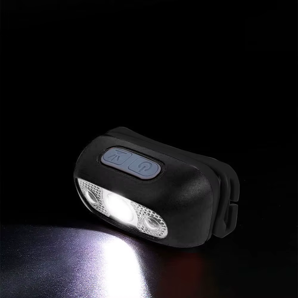 500 Lumen USB Rechargeable phare capteur de mouvement LED lumineuse en cours d'exécution pêche Flash lampe frontale
