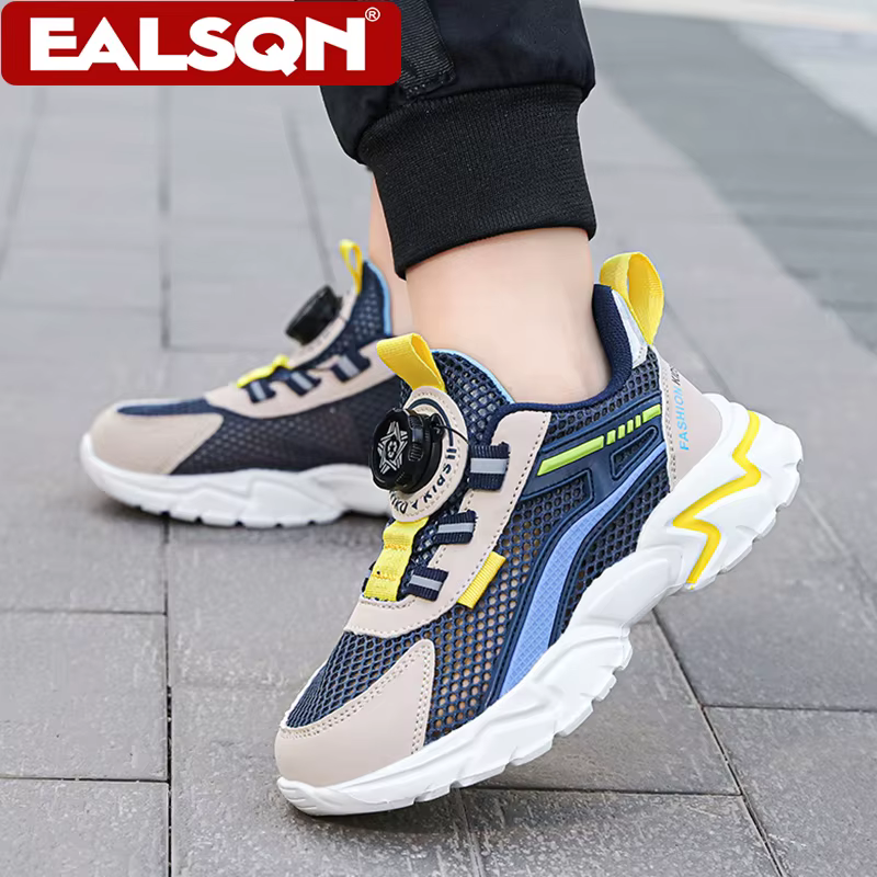 Chaussures de sport pour enfants, chaussures de sport décontractées respirantes en maille pour garçons, baskets de course légères pour étudiants, été