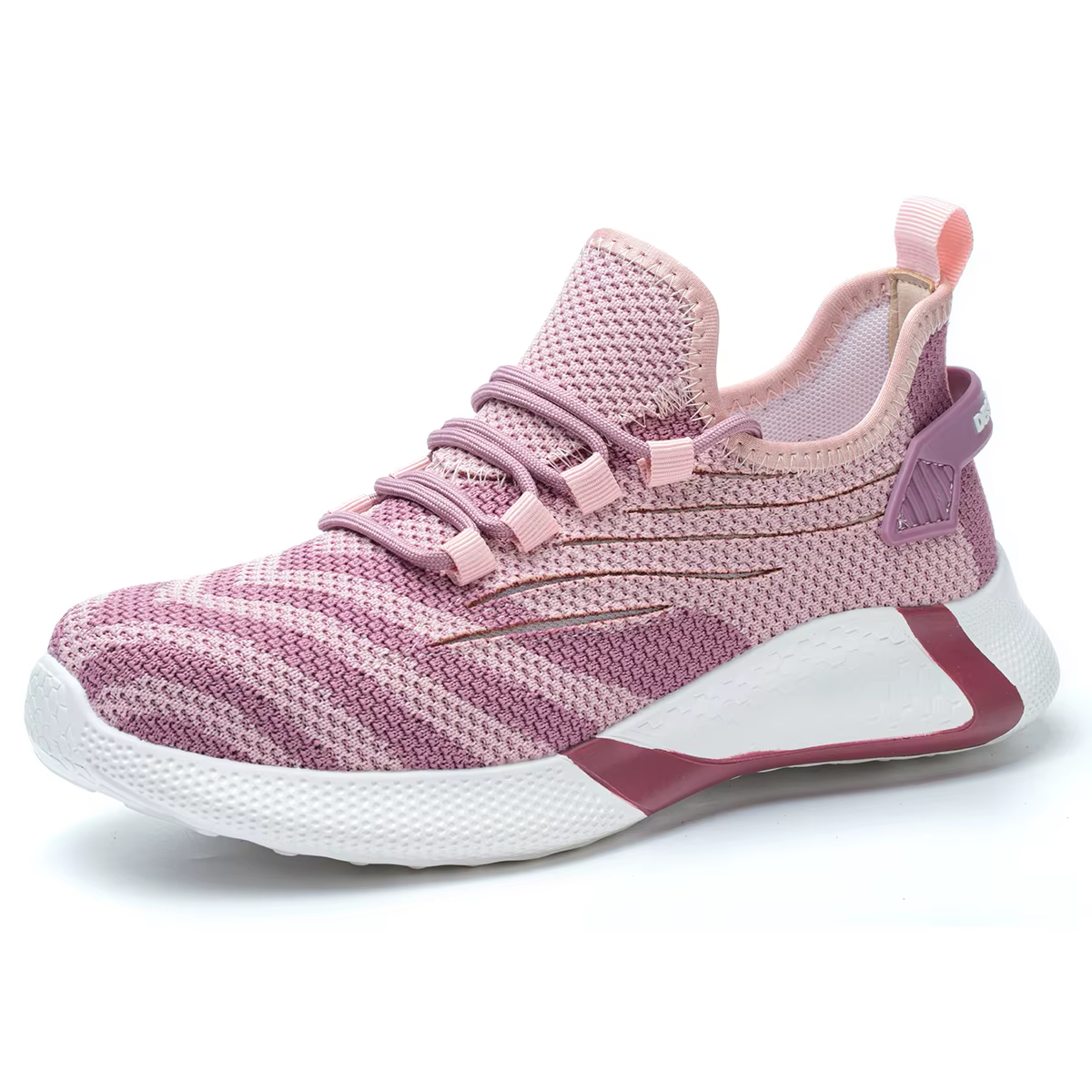 Chaussures de sécurité roses pour femmes, tête en acier, anti-écrasement, légères, douces et respirantes, chaussures de sécurité industrielles pour l'extérieur