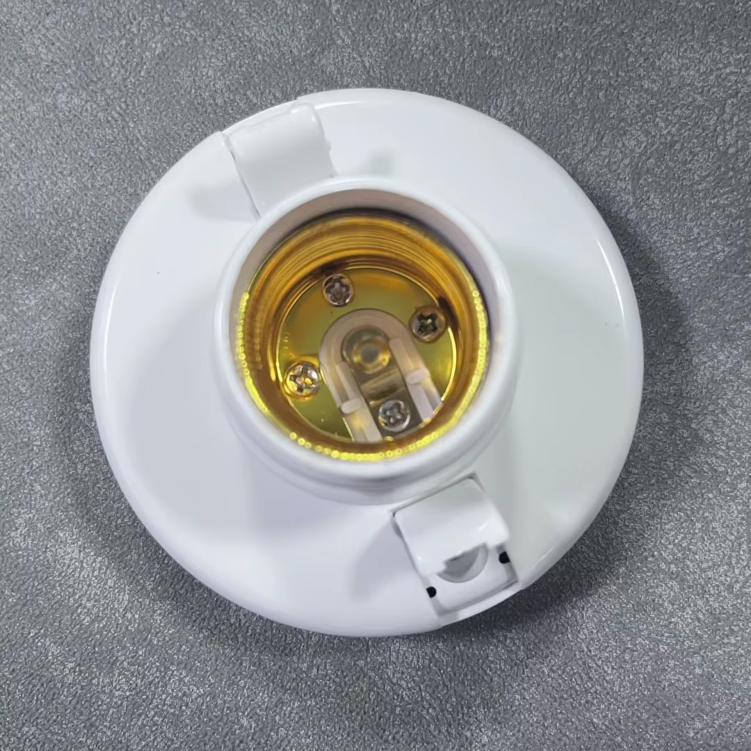 Douille de lampe E27/E26, ampoule de plafond blanche, douille fixe, support d'ampoule, douille de ventilateur de plafond