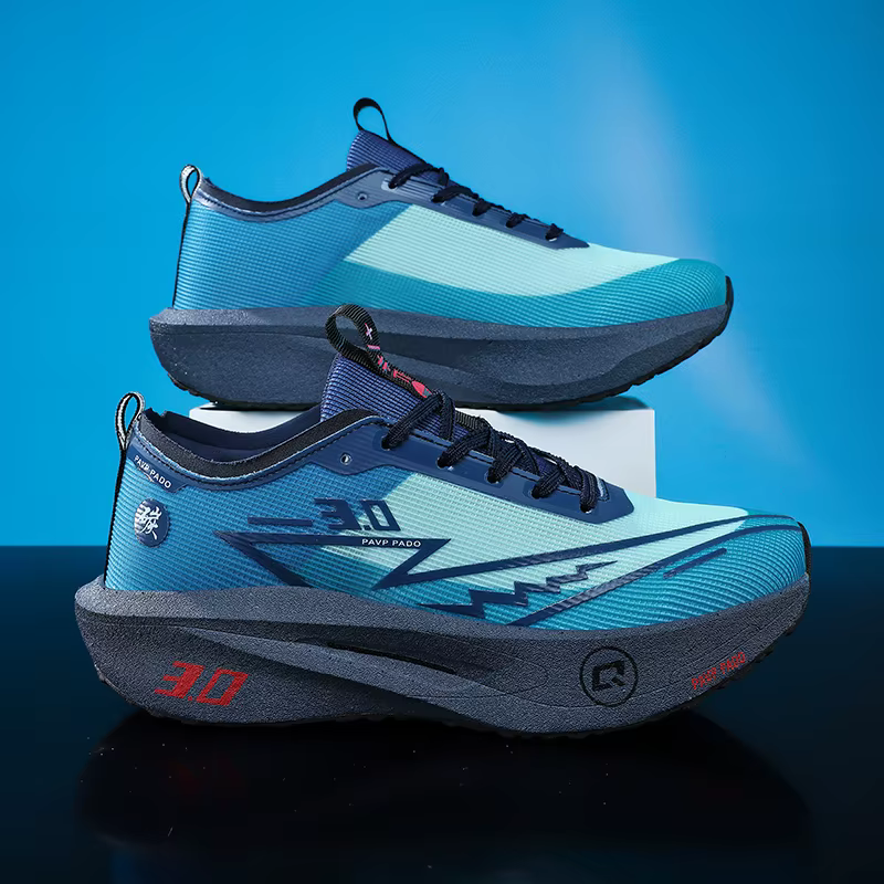 Chaussures de course pour hommes, semelle en carbone, marathon, sport, respirantes, légères, confortables, antidérapantes, pour femmes