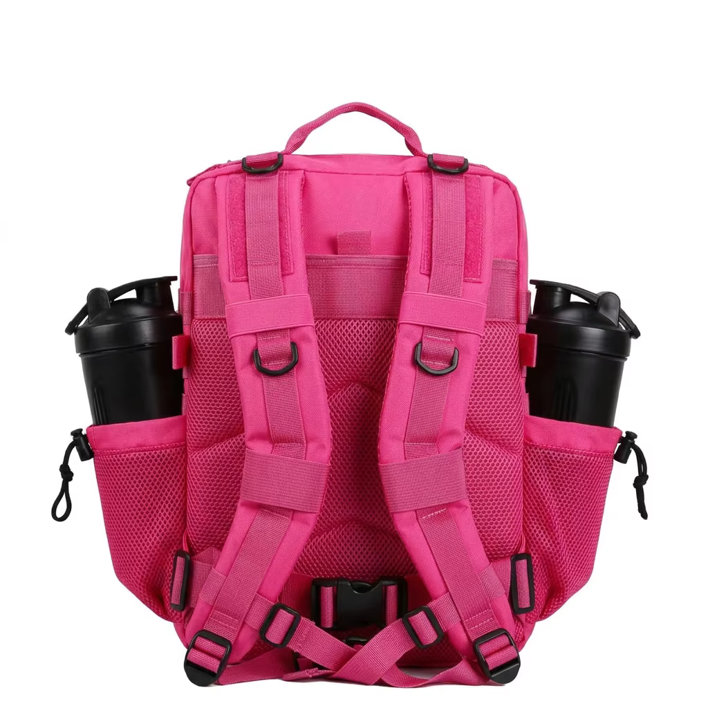 Sac à dos tactique 25L pour femmes voyage en plein air randonnée Bug Out sac week-end exercice athlétisme sac à dos de gymnastique avec double porte-gobelet