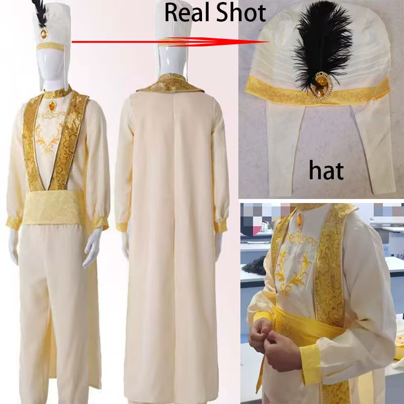 Costume de Cosplay Prince arabe pour adultes