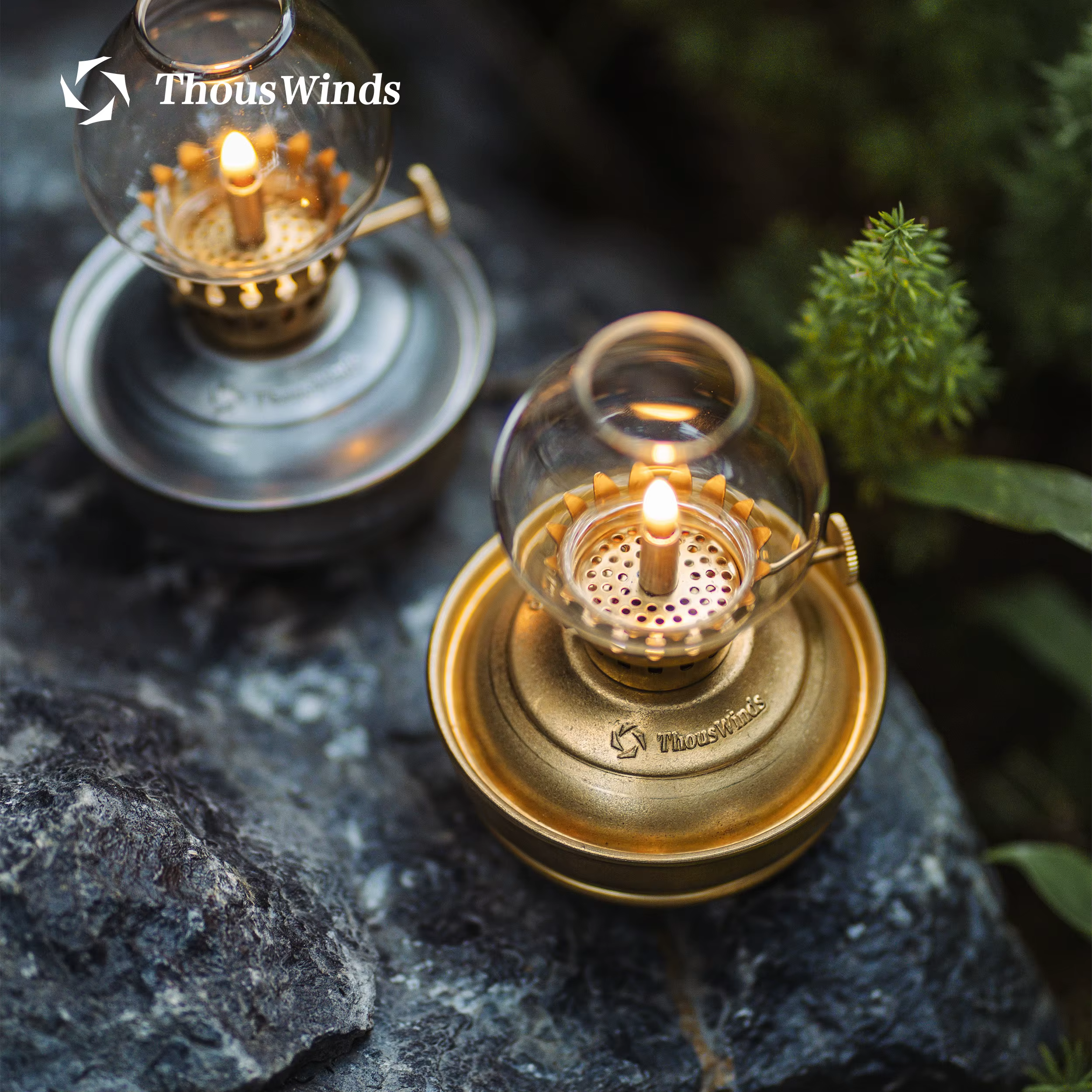 ThousWinds Luminara Mini lampe à huile coupe-vent lanterne de Camping 20h longue durée d'éclairage Portable rétro lumière Camping en plein air randonnée