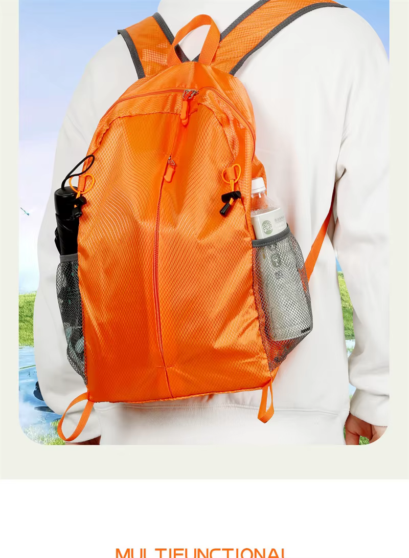 Sac à dos pliable portable d'extérieur