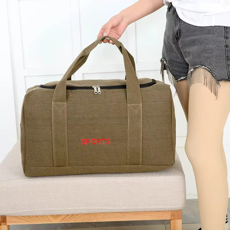 Sac à dos de voyage en toile de grande capacité