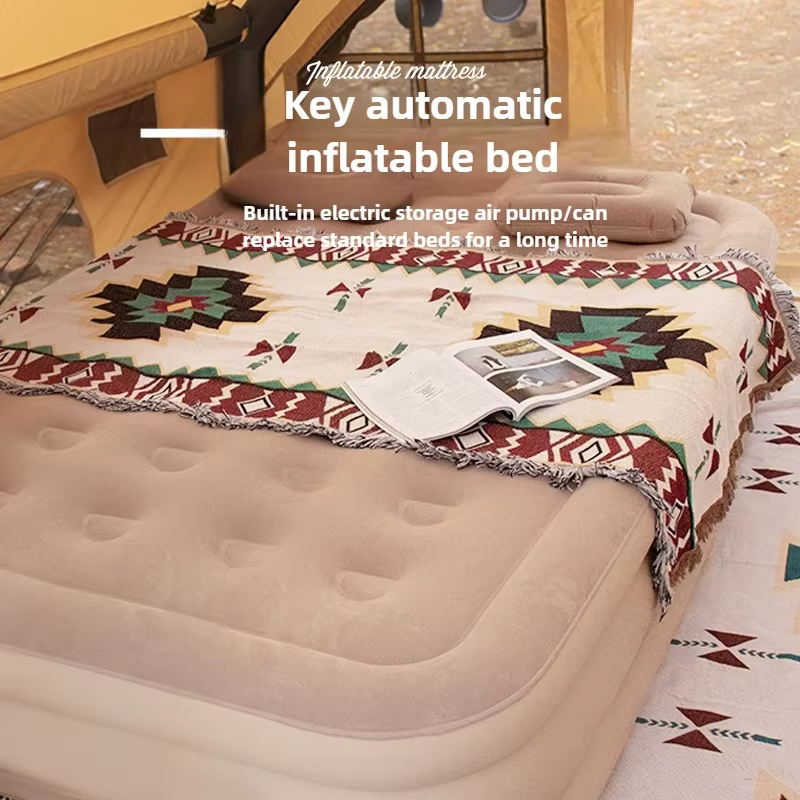 DOTWISE PVC tente gonflable matelas de couchage 40CM tapis de lit de Camping pompe intégrée
