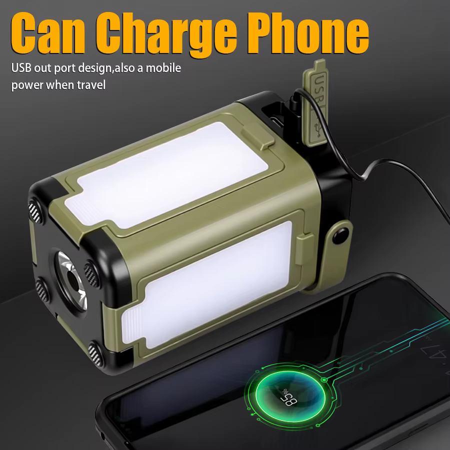 Lampe de Camping LED Rechargeable solaire