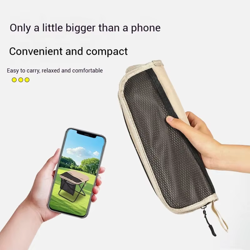 Tabouret pliant portable avec sac de transport