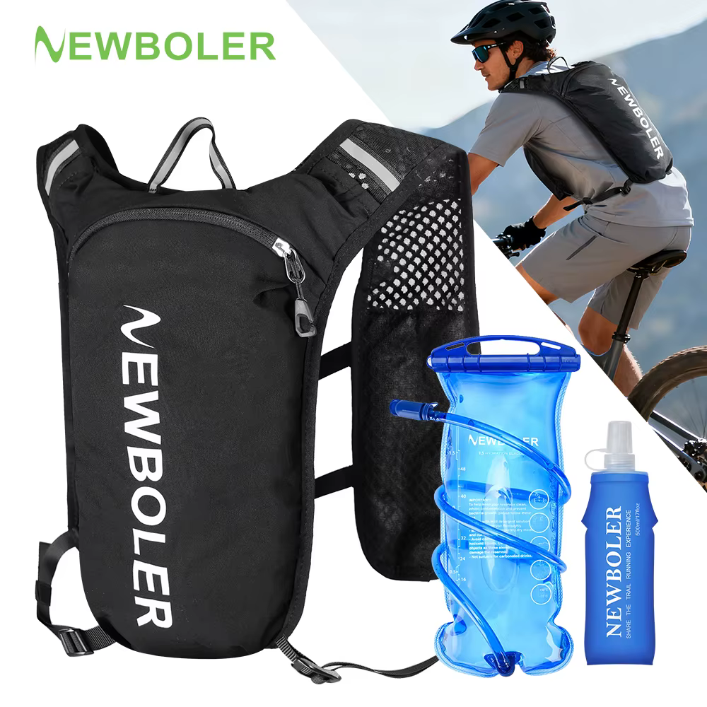 NEWBOLER – sac à dos de course sur sentier, gilet d'hydratation Ultra léger, Pack fonctionnel respirant pour Marathon, cyclisme, randonnée