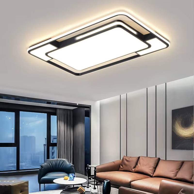 Salon LED plafonnier moderne Simple chambre salle à manger lumière nordique Lustre décoration de la maison éclairage intérieur Lustre
