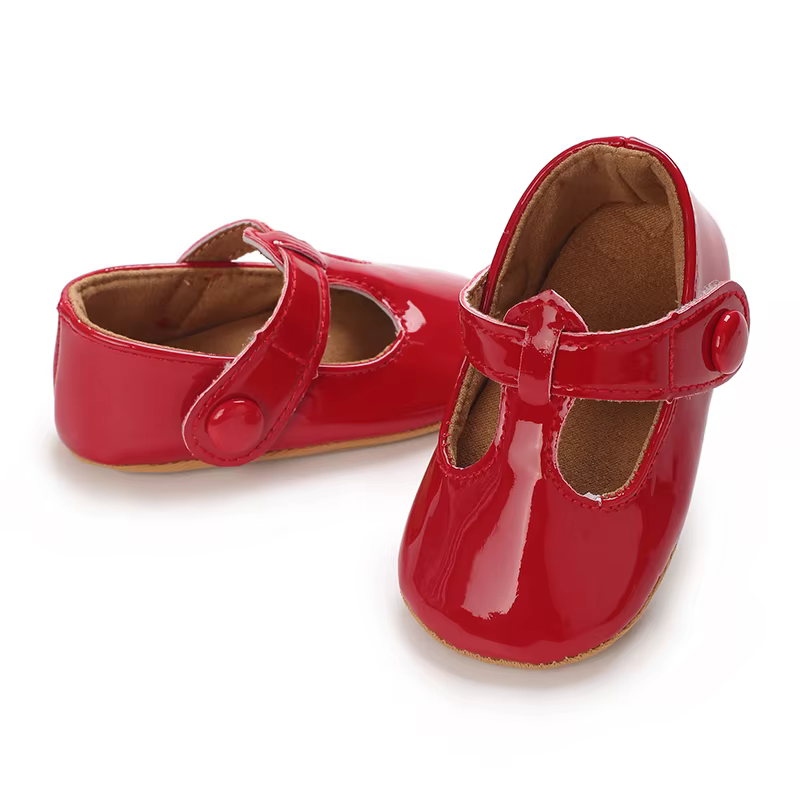 Chaussures simples pour bébé fille, chaussures de marche pour bébé fille, chaussures de princesse occidentale à semelles souples, nouvelle collection printemps et automne