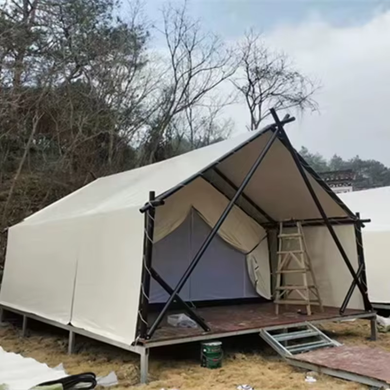 Tente de glamping de luxe imperméable