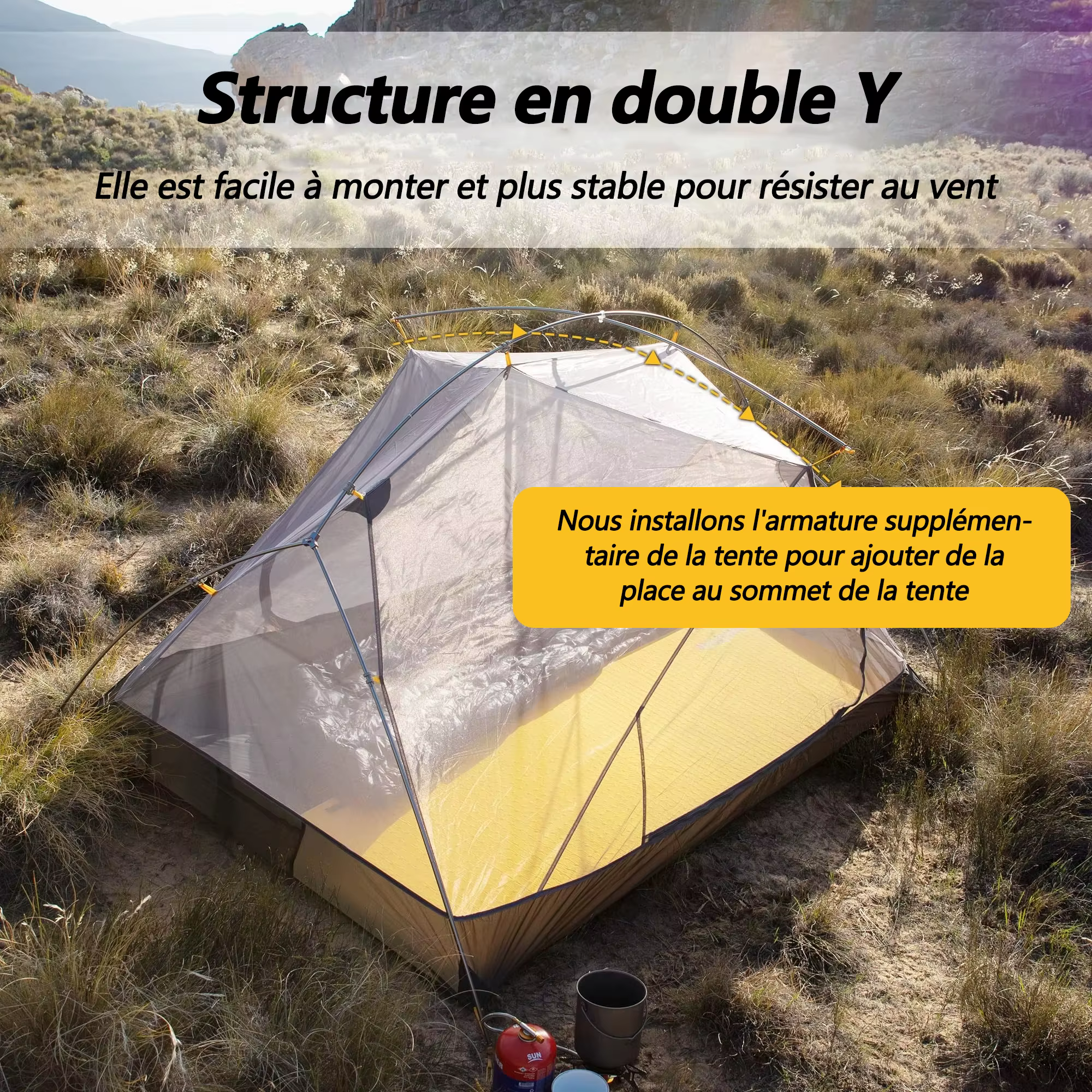 Tente de camping Naturehike Mongar 2