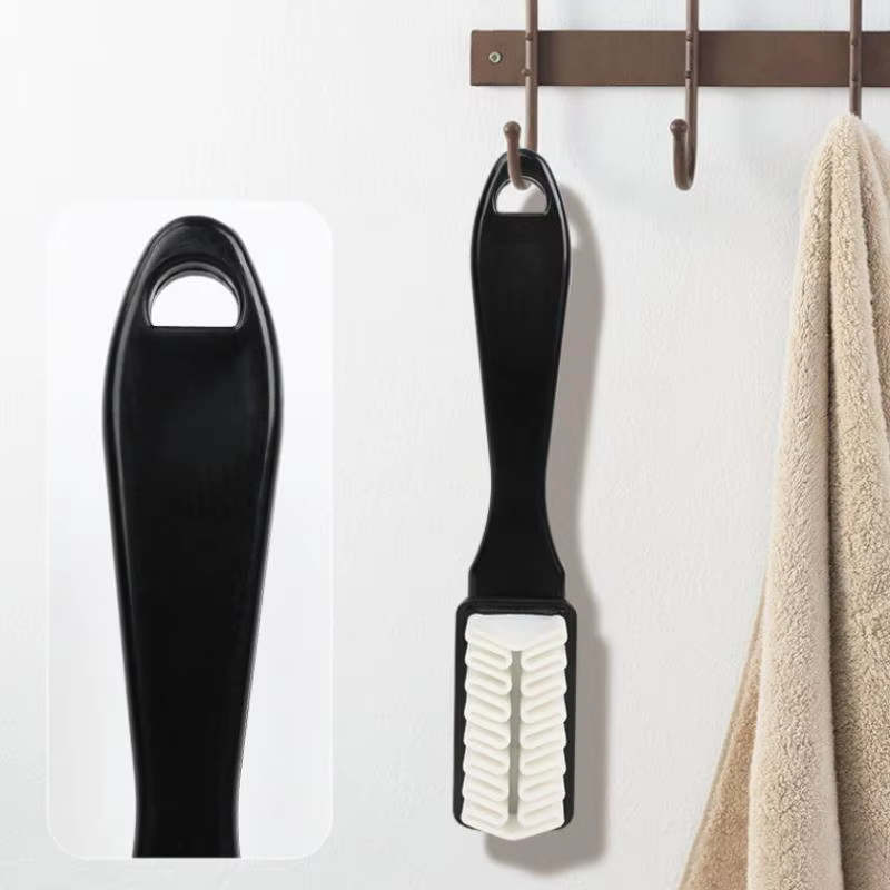 Kit de brosse de nettoyage pour chaussures 2 en 1 à double extrémité avec gomme - Plastique durable pour bottes en daim