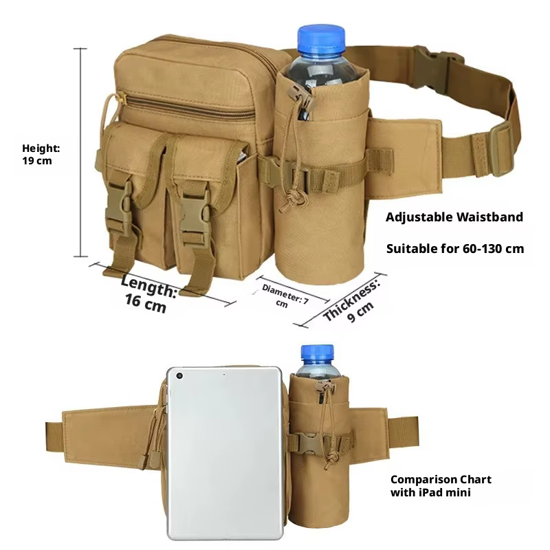 Sac banane multi-sports pour bouteille d'eau