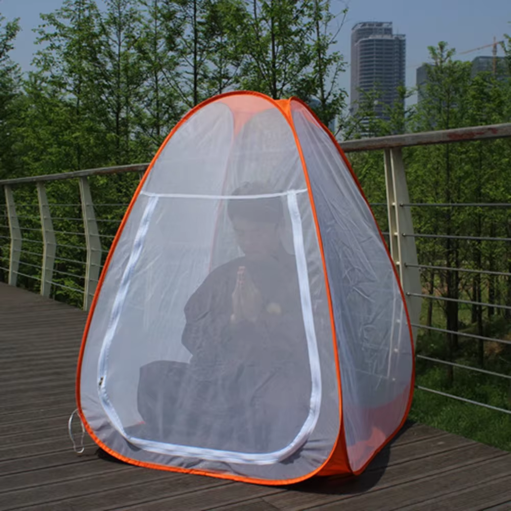 Tente transparente anti-moustique pour l'extérieur