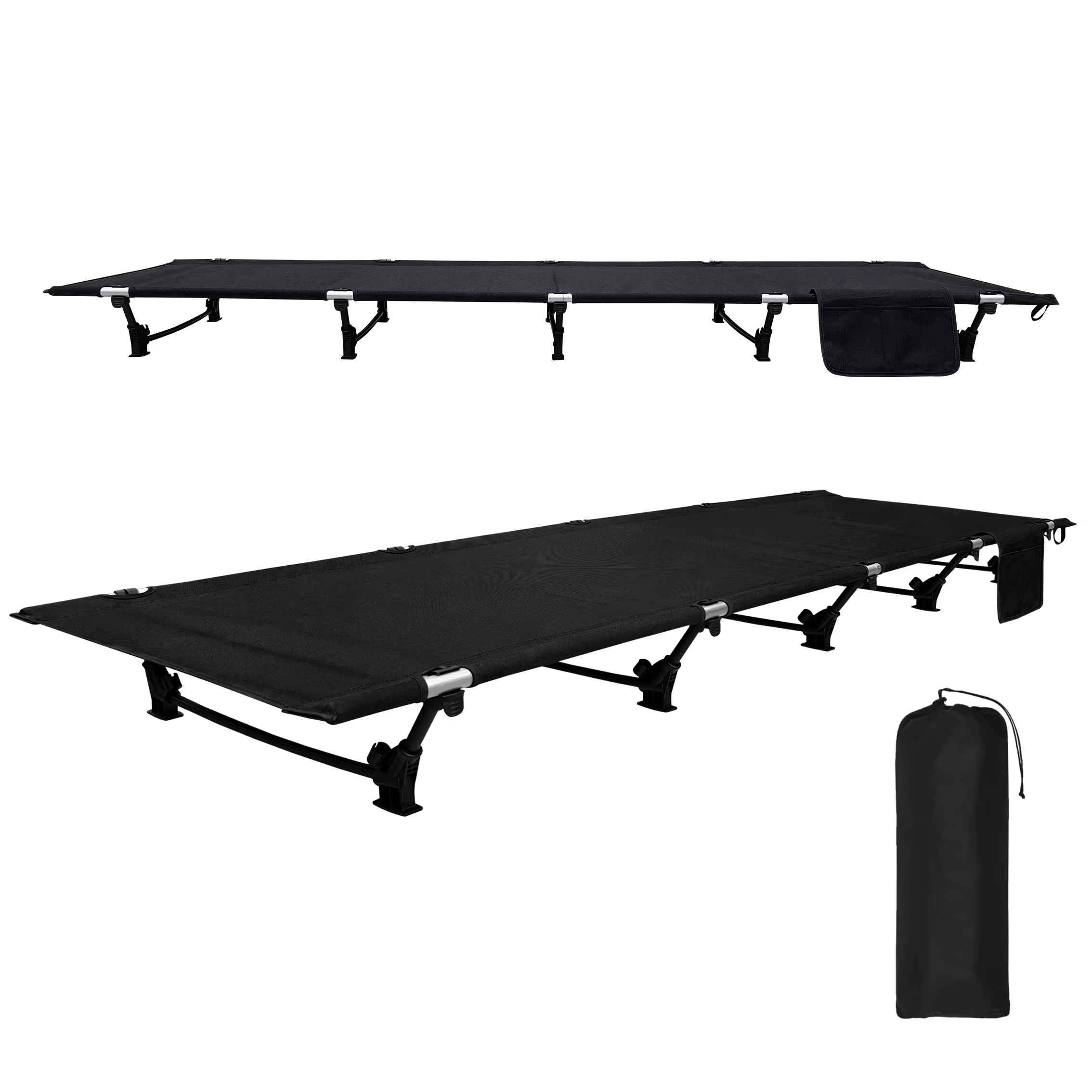 Lit de Camping lit pliant Portable extérieur ultraléger Compact tente lit