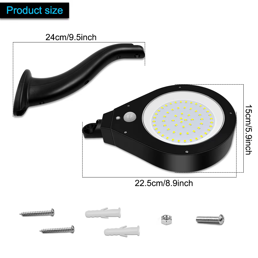 Lumière de douche solaire LED lampe