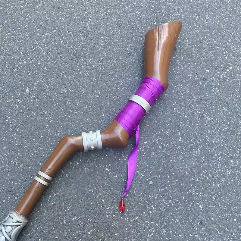 Accessoire de cosplay Fern Staff Frieren At The Funeral, armes de cosplay, accessoires pour Halloween, Noël et les salons de bandes dessinées