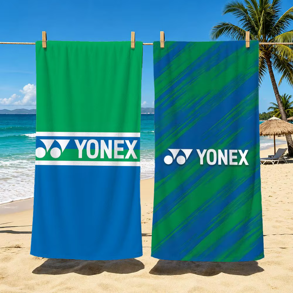 Serviette de marque Y-Yonex, serviette douce pour piscine, cadeau pour voyage, salle de sport, douche, camping, séchage rapide, grande serviette de plage
