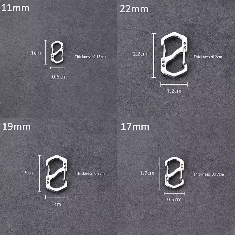Boucle de sac à dos en acier inoxydable