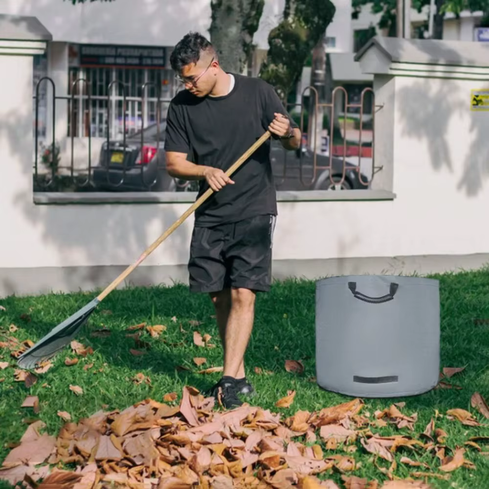 Sac de compost de feuilles de jardin renforcé