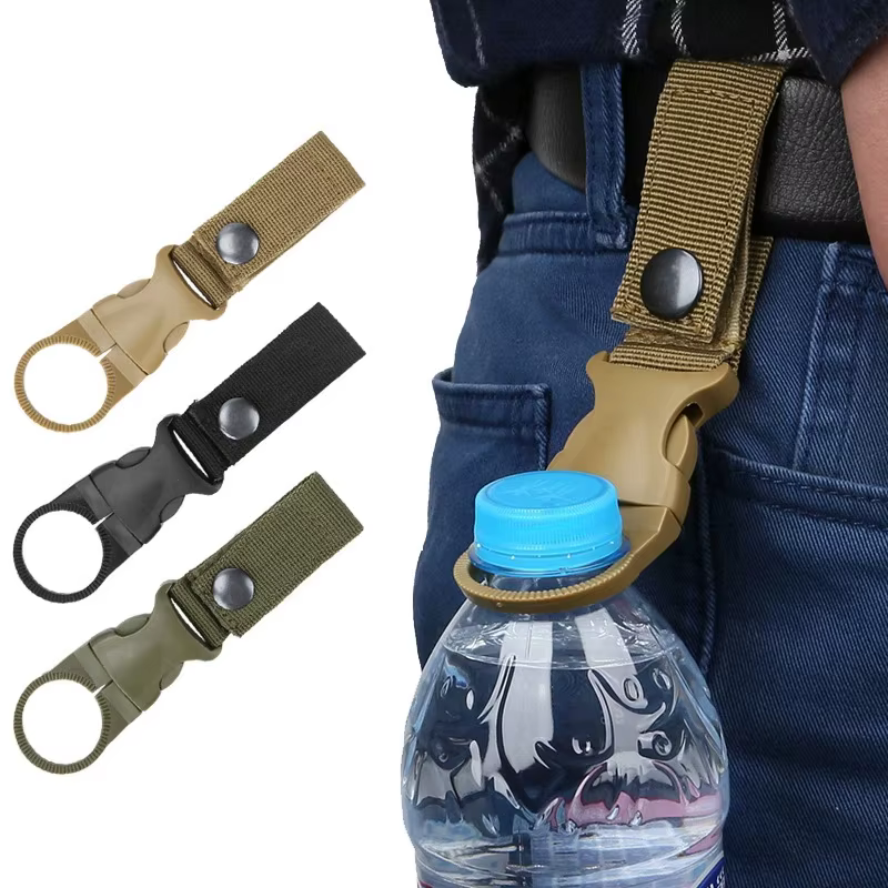 Mousqueton en nylon EDC pour porte-bouteille d'eau