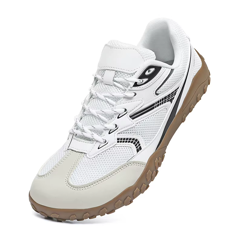 Nouvelles chaussures minimalistes pour hommes à bout large