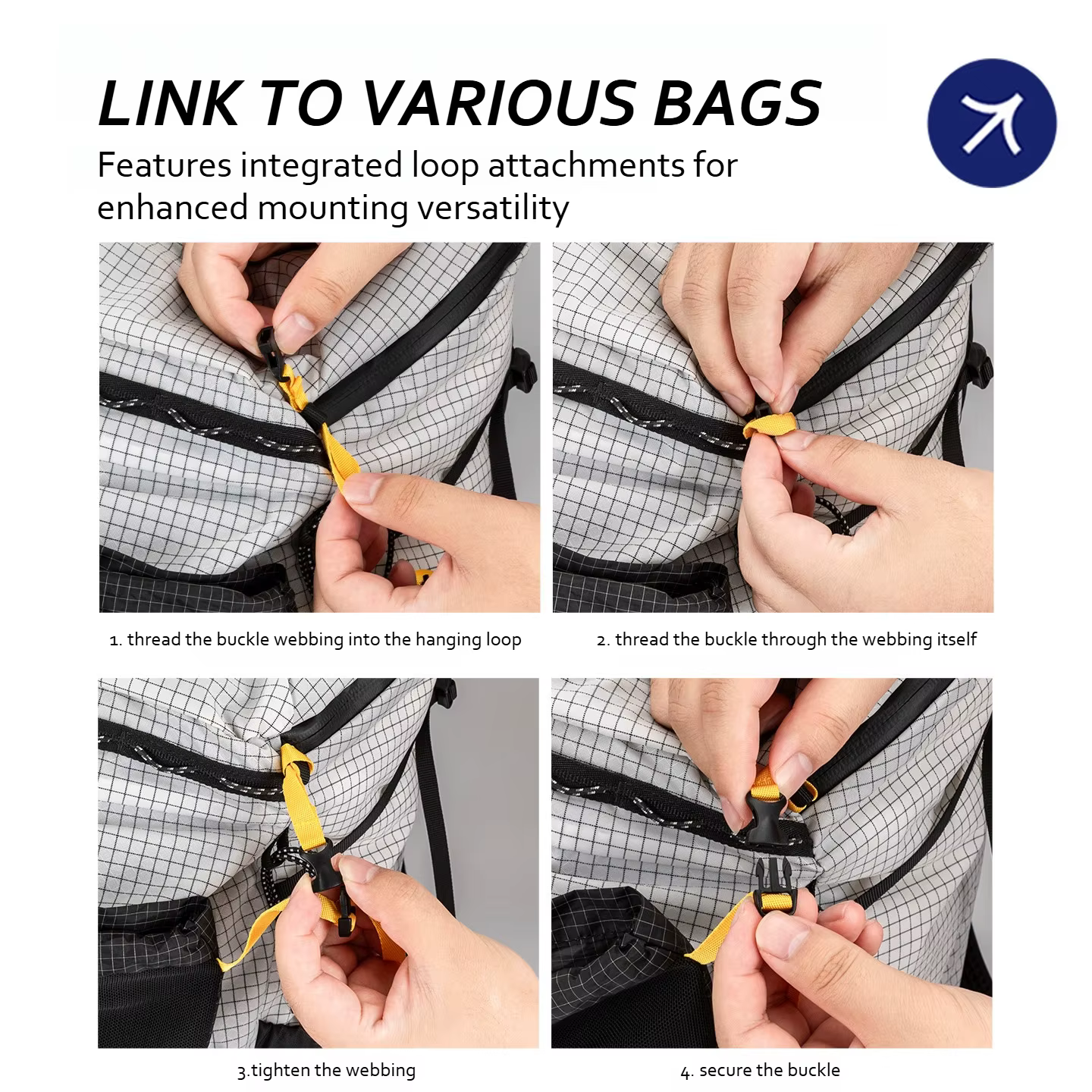 Sac Tactique Molle Imperméable Accessoires Sac d'Extension Randonnée Camping Alpinisme Sac Multifonctionnel Pack d'Accessoires